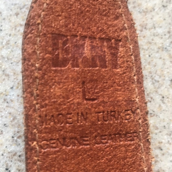 DKNY Vtg Leather Western Belt - Picture 8 of 8